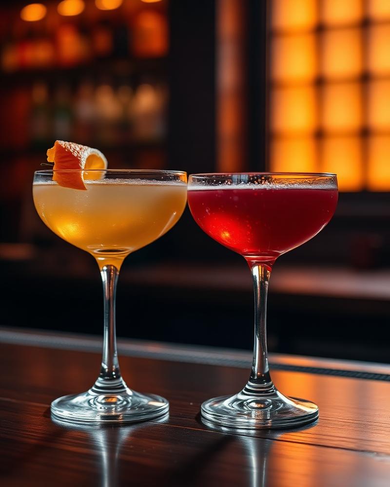 Cocktails au comptoir